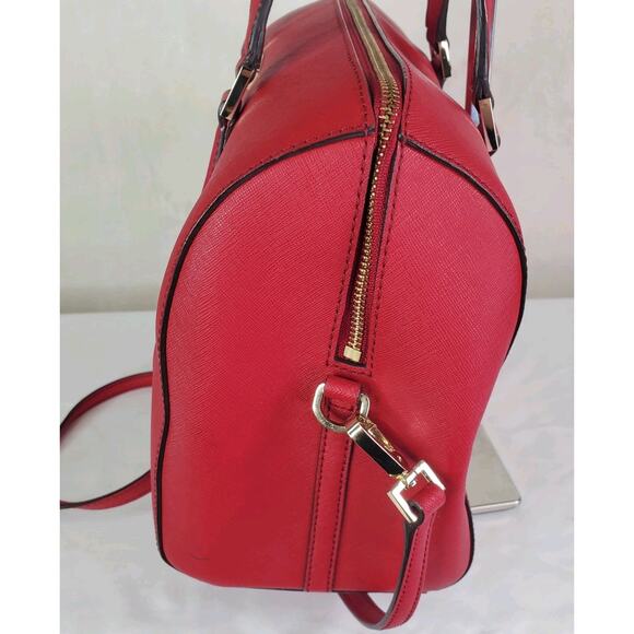 Kate Spade Newbury Lane Loden Satchel Shoulder Bag Red WKRU2462 Crossbody NEW - Picture 5 of 14
